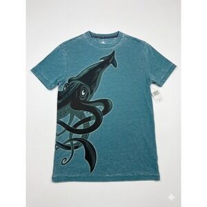 Disney D23 Expo 20000 Leagues Under the Sea Giant Squid T-Shirt Blue Mens Small